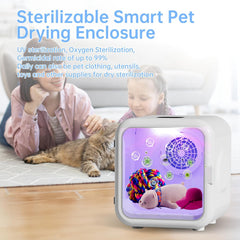 Smart Pet Dryer Box – Ultra Quiet, Large Capacity, Automatic Hair Blower