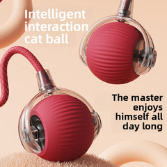 Smart Interactive Pet Toy Ball – Durable Self-Rolling Ball for Dogs & Cats, Chew-Resistant Automatic Teasing Ball