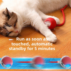 Smart Interactive Pet Toy Ball – Durable Self-Rolling Ball for Dogs & Cats, Chew-Resistant Automatic Teasing Ball