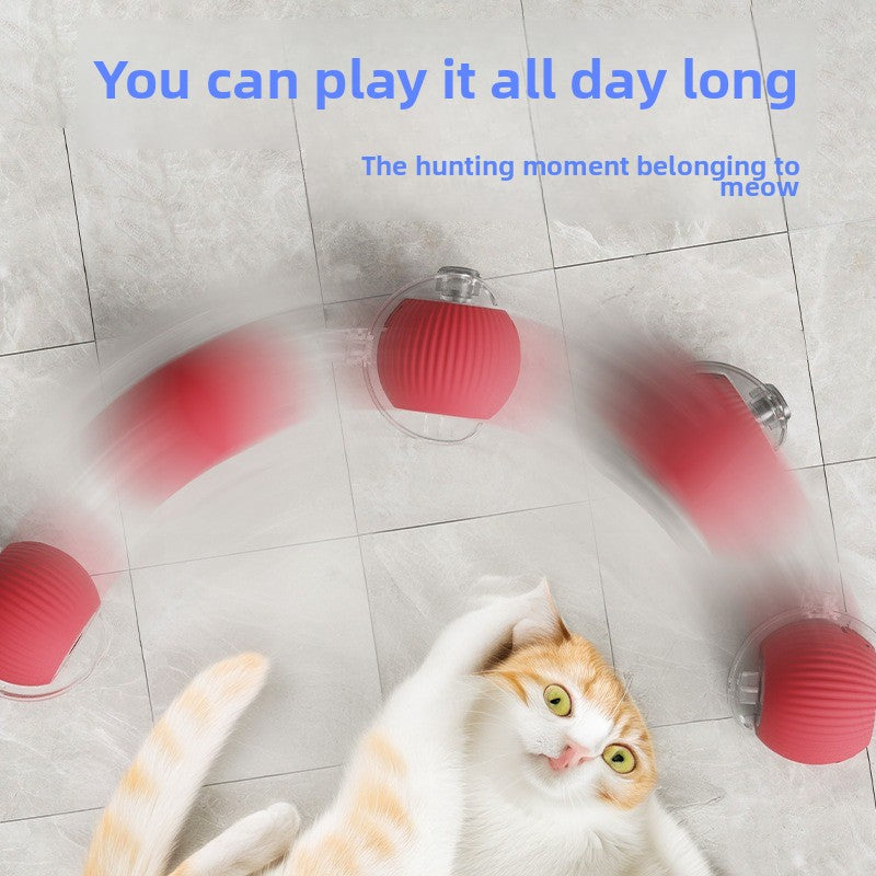 Smart Interactive Pet Toy Ball – Durable Self-Rolling Ball for Dogs & Cats, Chew-Resistant Automatic Teasing Ball